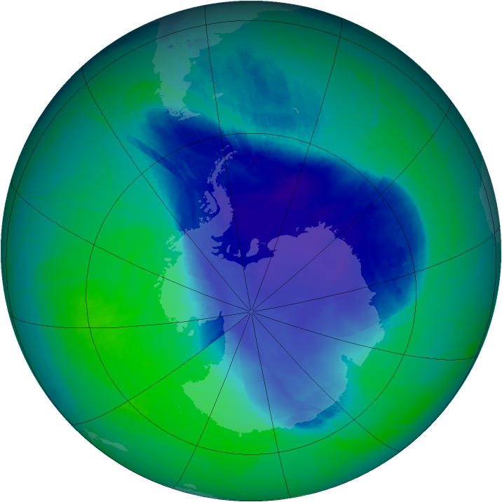 Ozone Map 2008-11-27